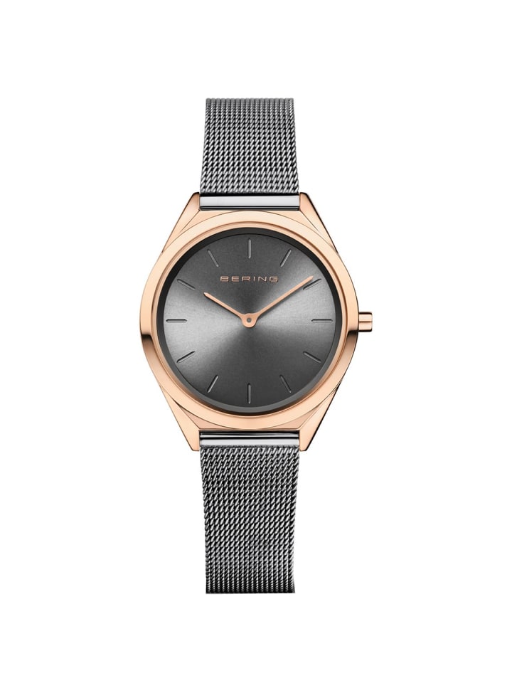 

Bering Кварцевые часы 17031-369 в корпусе из розового золота