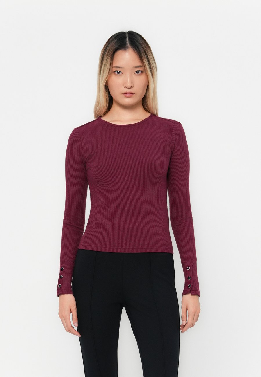 

Топ ONLY ONLVELENA O NECK , Burgundy /Dark Red