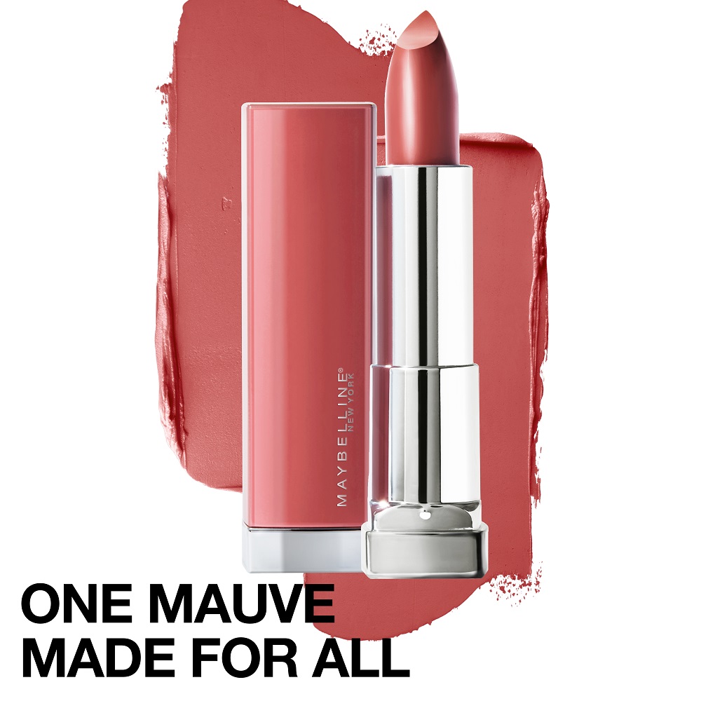 

Помада color sensational made for all lipstick Maybelline New York, цвет nr. 373 mauve for me, вес 4.4 гр.