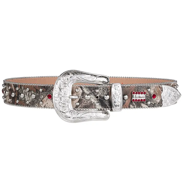 

Supreme Кожаный ремень B.b. Simon с заклепками, Brown