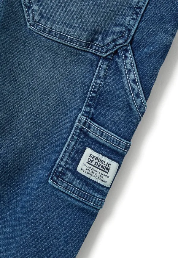 Джинсы свободного кроя для бега Ovs, Dark Blue — фото 4