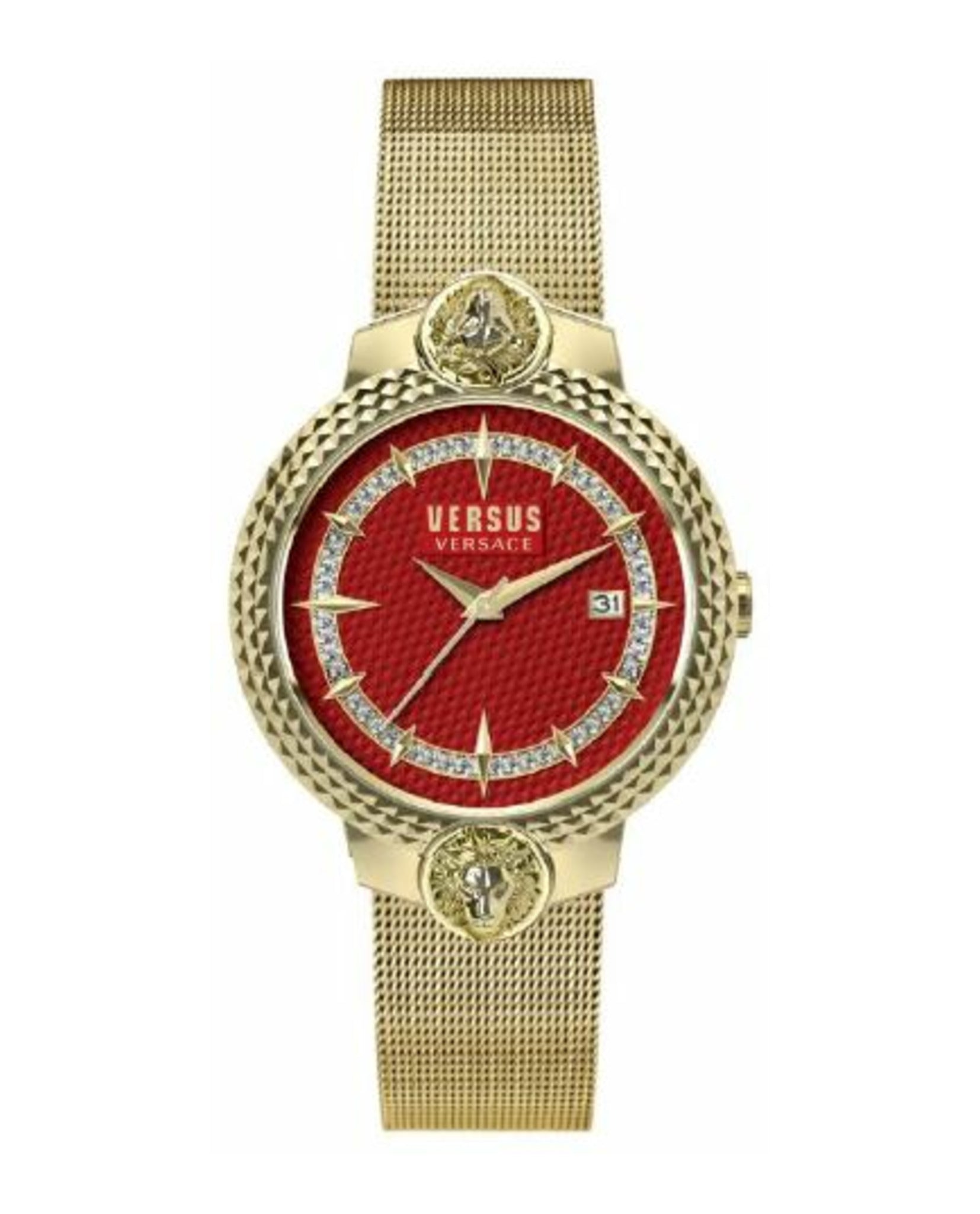 

Часы Муффетард Versus Versace, цвет gold/yellow gold/red
