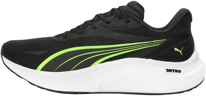 Мужские кроссовки Puma Electrify Nitro 4 для бега по улицам, Puma Black Yellow Alert Feather Gray — фото 2