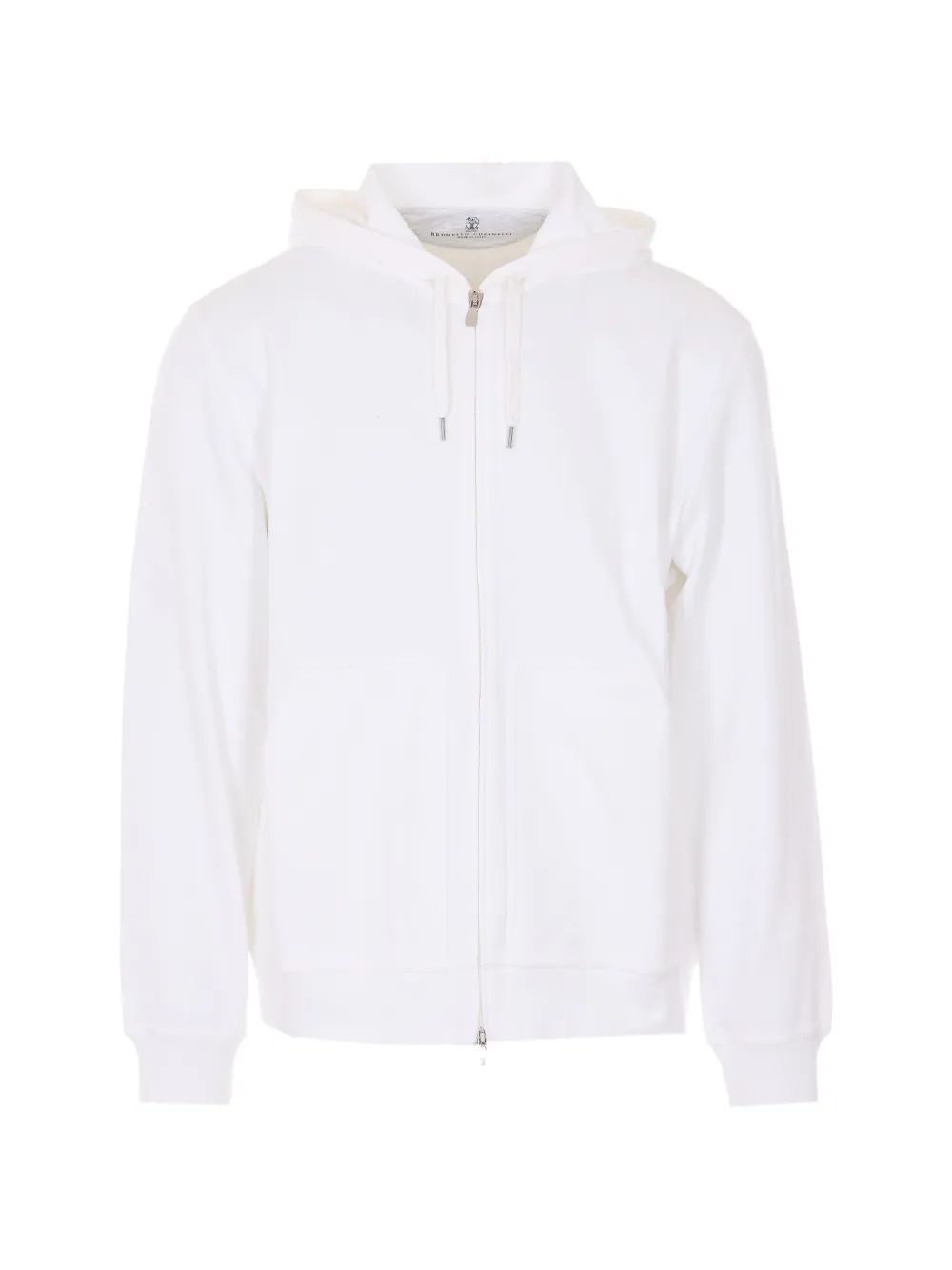 

Худи на молнии Brunello Cucinelli, белый