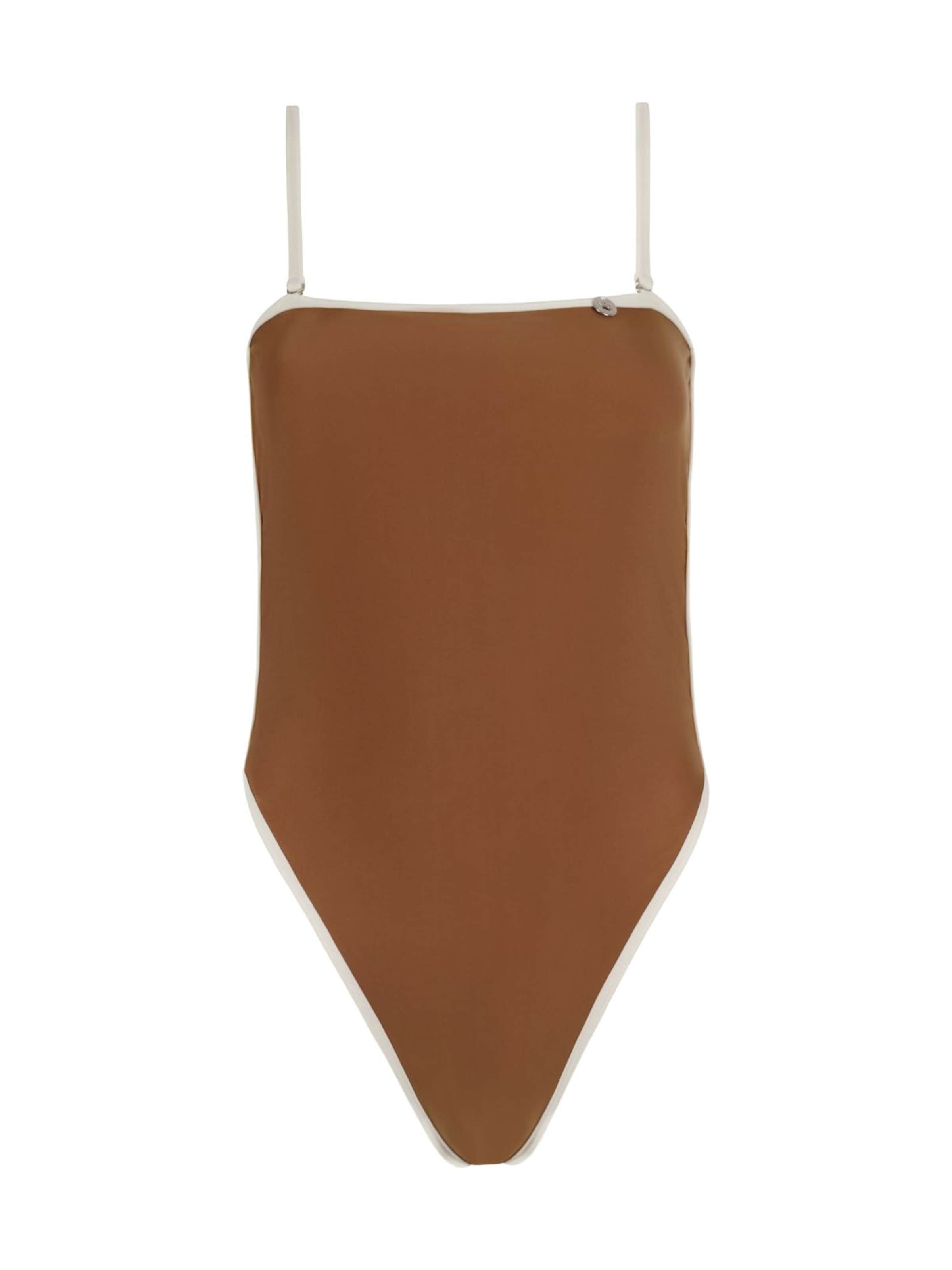 

Acuarela Brand Купальник-бандо 'Classic' в коричневом цвете