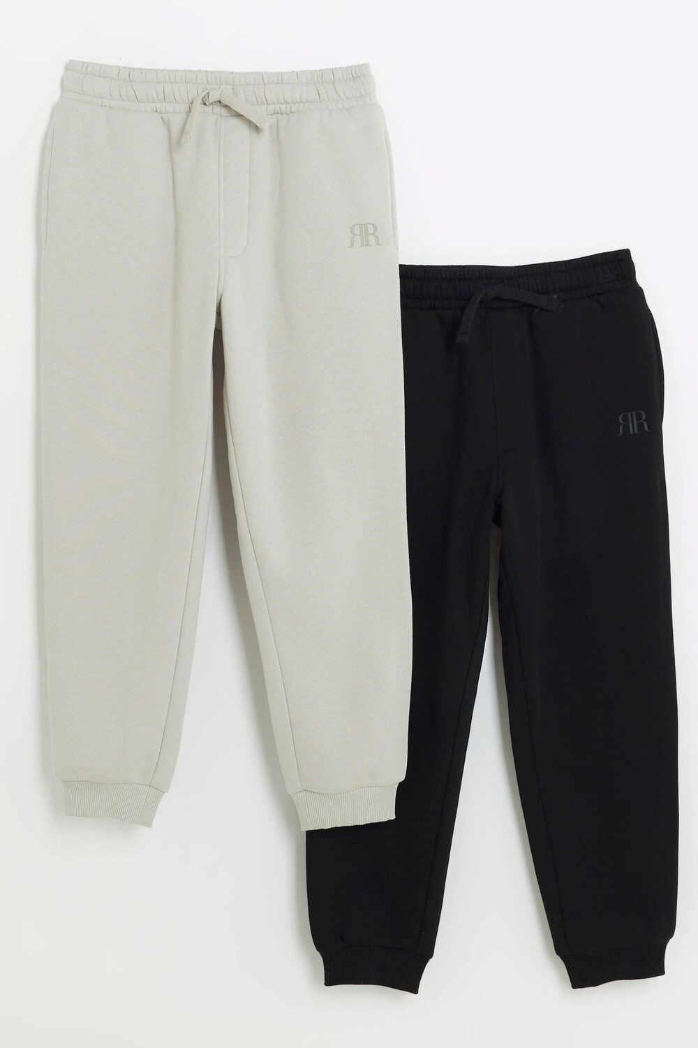 

Спортивные брюки для мальчиков, 2 пары River Island, серый