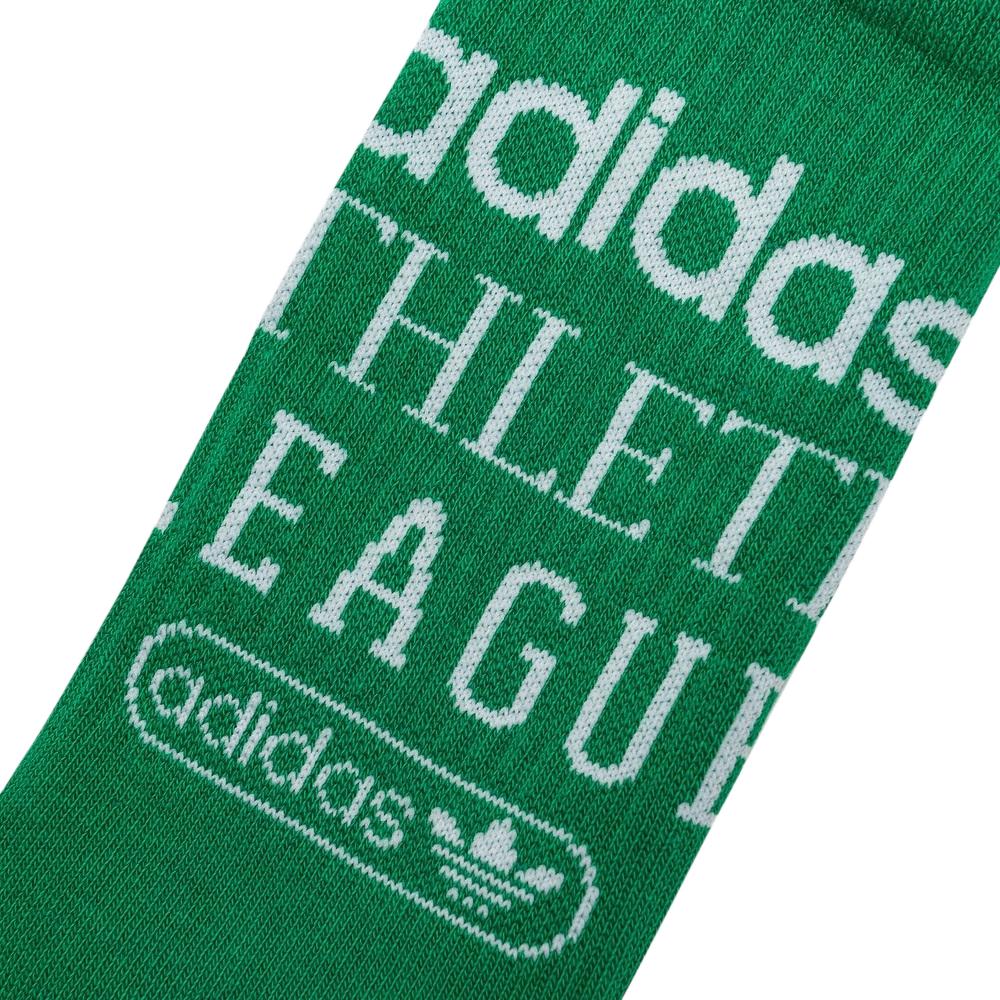 Носки до середины икры Женские 2 пары Зеленый/Прозрачный розовый Adidas, Комплект из 2 пар — фото 3
