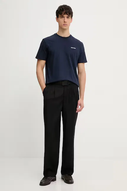 Футболка хлопковая Calvin Klein, синий — фото 2