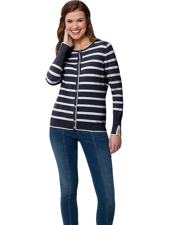 

Кардиган темно-синего/кремового цвета Heine