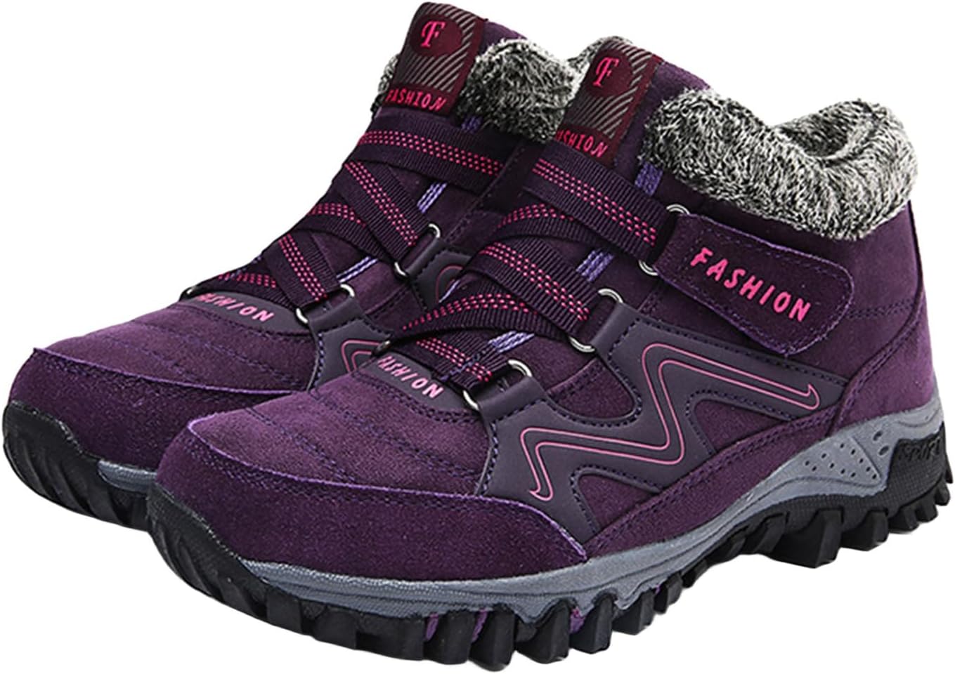 

Зимние ботинки для женщин и мужчин, повседневные, легкие снежные ботинки, с теплой меховой подкладкой, походные кроссовки, противоскользящие ботильоны, нескользящая обувь для походов на открытом воздухе, удобная обувь для ходьбы Generic, A1