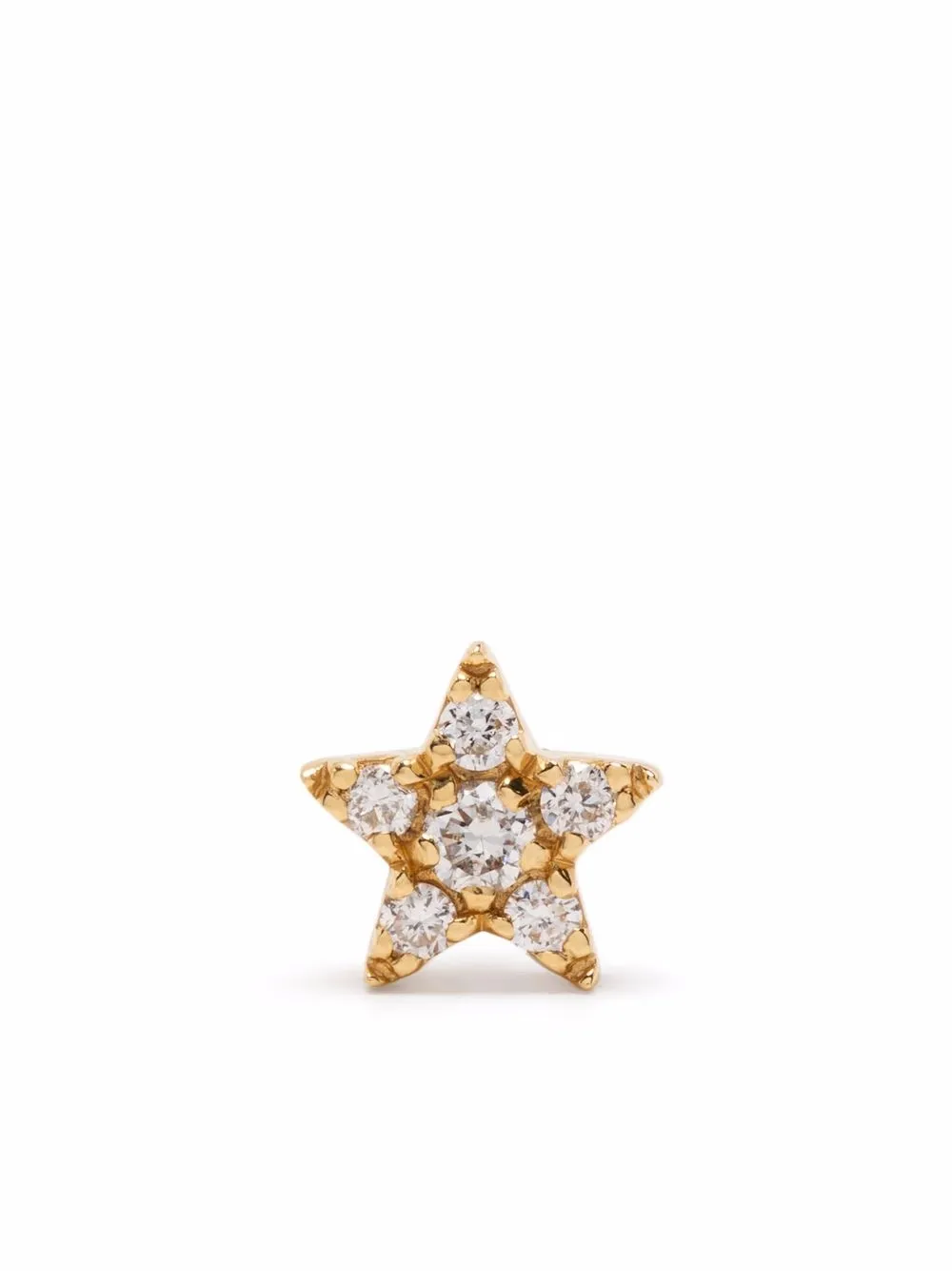 

Серьги Star из желтого золота с бриллиантами Djula, золотой