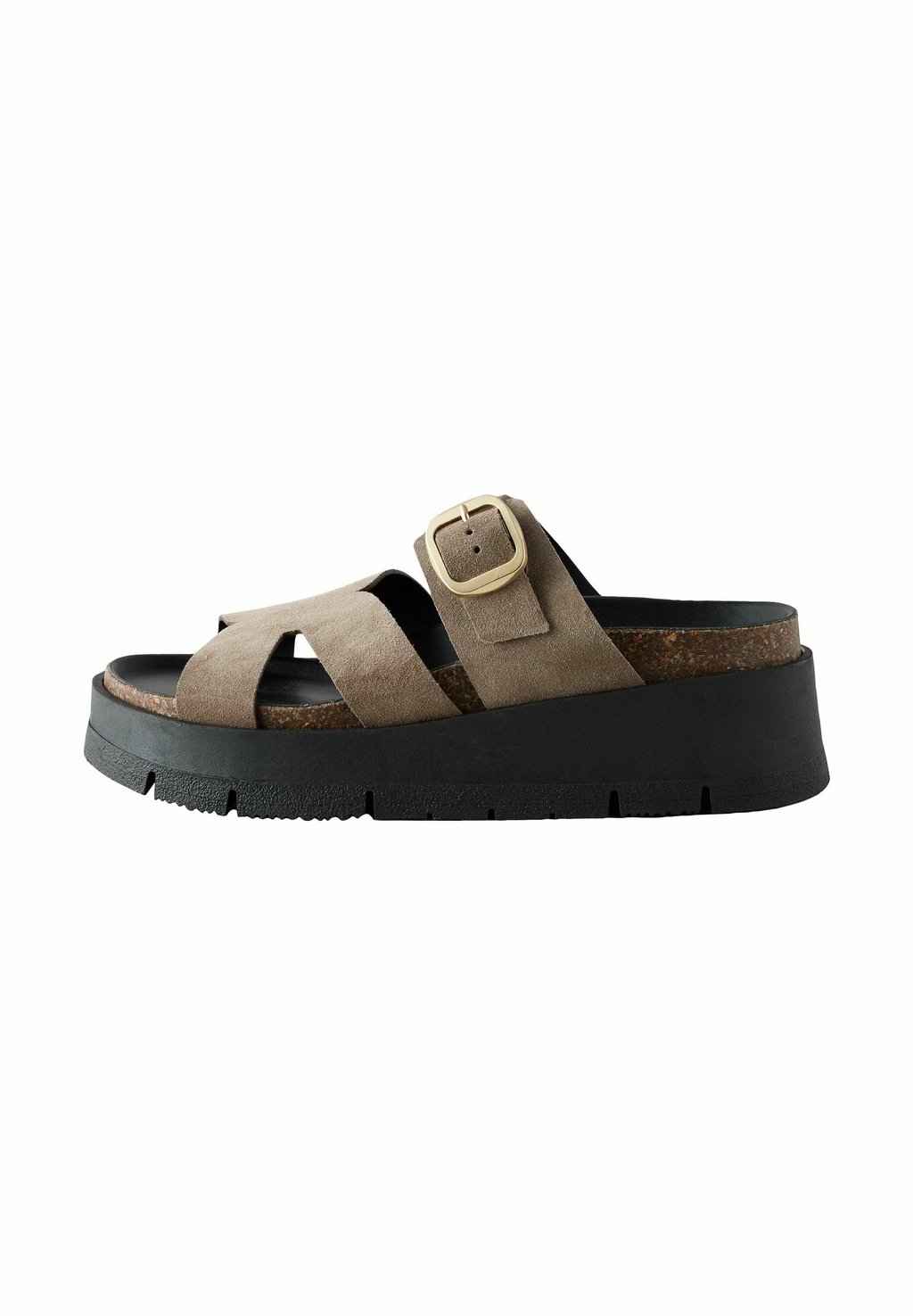 Мюли на каблуке REGULAR FIT - FOREVER COMFORT BUCKLE DETAIL Next, цвет Mottled Beige