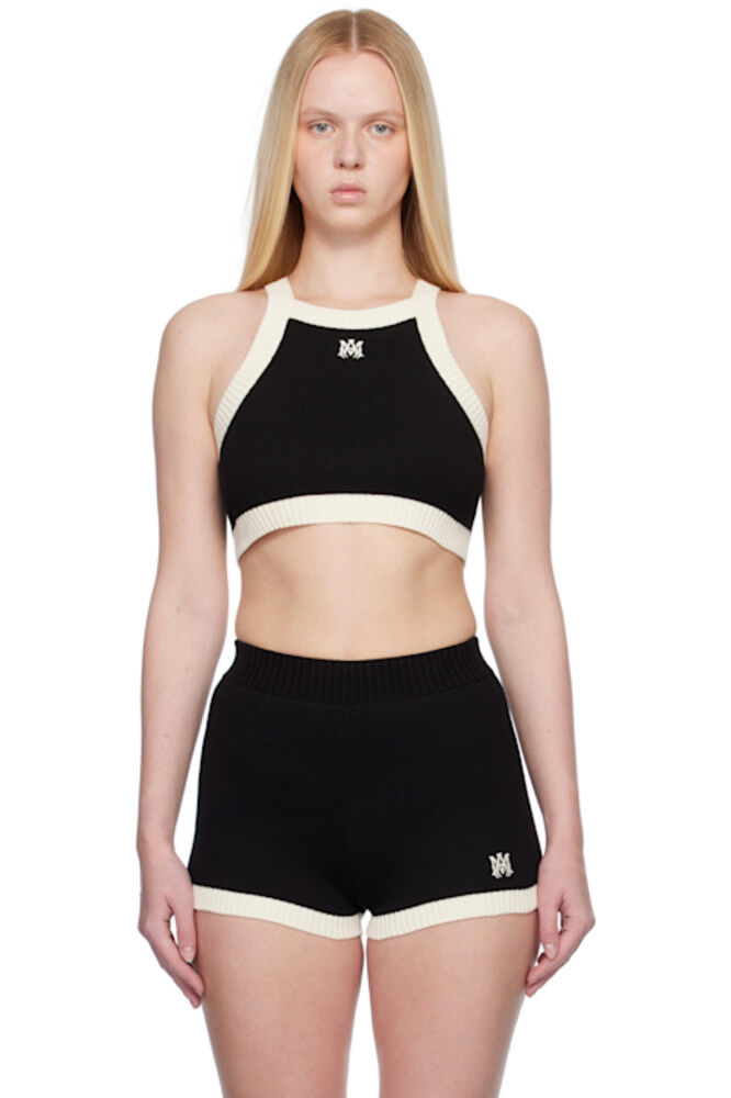 

Укороченная майка MA Black & Off-White AMIRI