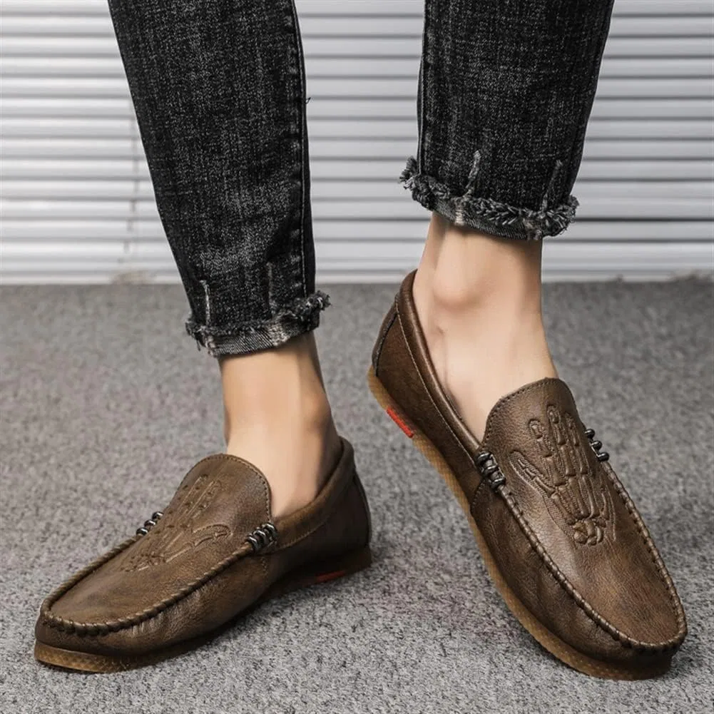 Лоферы кожаные Vegan, Classic Slip On, коричневый PUGHGAETZF — фото 2