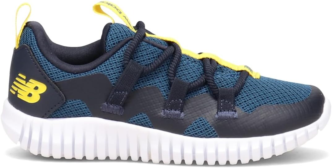 Кроссовки New Balance Kid's Playgruv V1 с эластичной шнуровкой, желтый — фото 3
