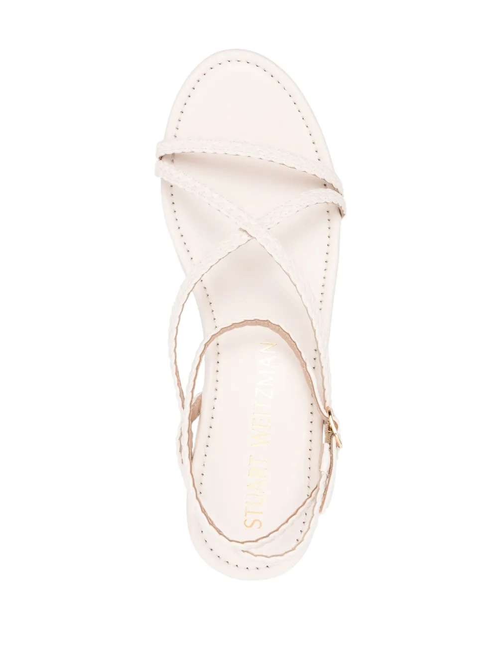 Босоножки Wovette на танкетке Stuart Weitzman, нейтральный — фото 4