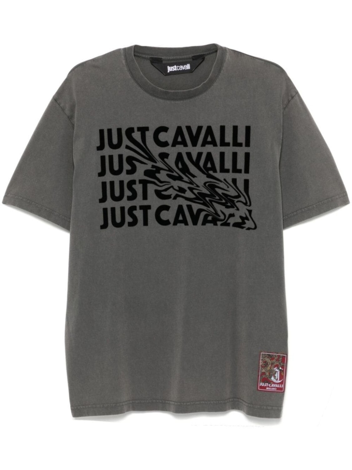 

Футболка с логотипом Just Cavalli, серый