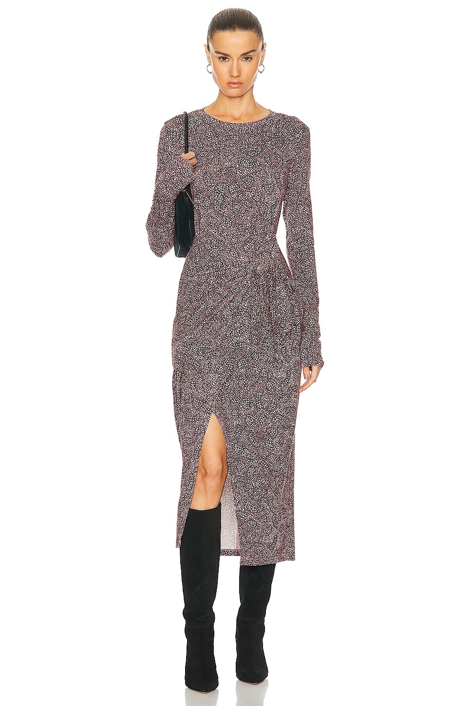 

Платье Лизи Isabel Marant Etoile, цвет Antik Pink & Black