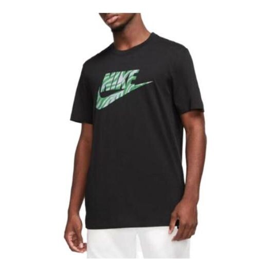 

Футболка Nike Sportswear T-Shirt 'Black Green', черный