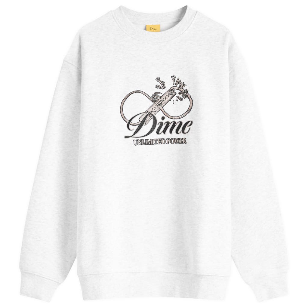 

Свитшот Cursive power Dime, цвет ash
