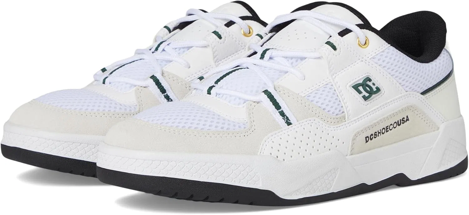 Мужские скейтбордические кроссовки DC Construct DC Shoes, White Black Green