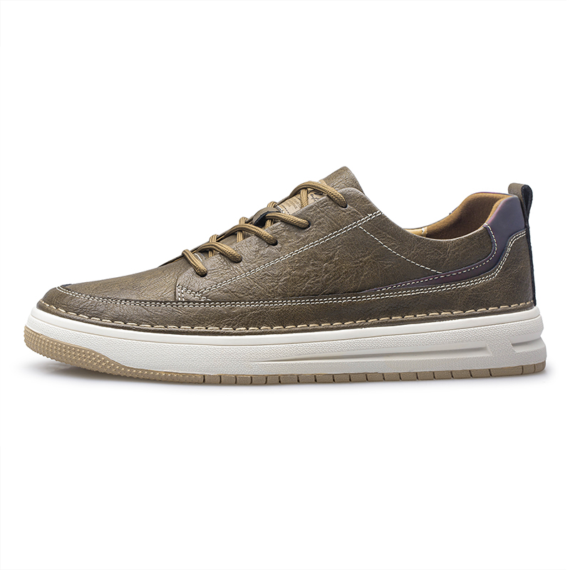 

LEXON Мужские низкие скейтерские кеды цвета хаки, цвет Khaki