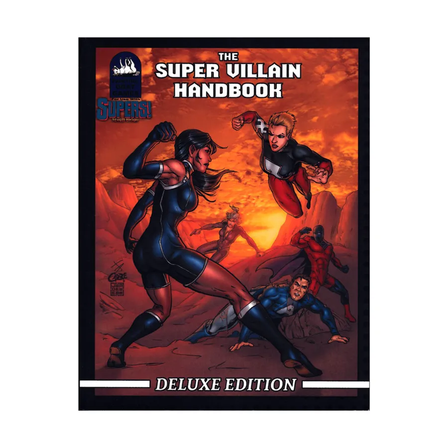 

Super Villain Handbook (Deluxe Edition), Icons RPG (Fainting Goat Games), мягкая обложка