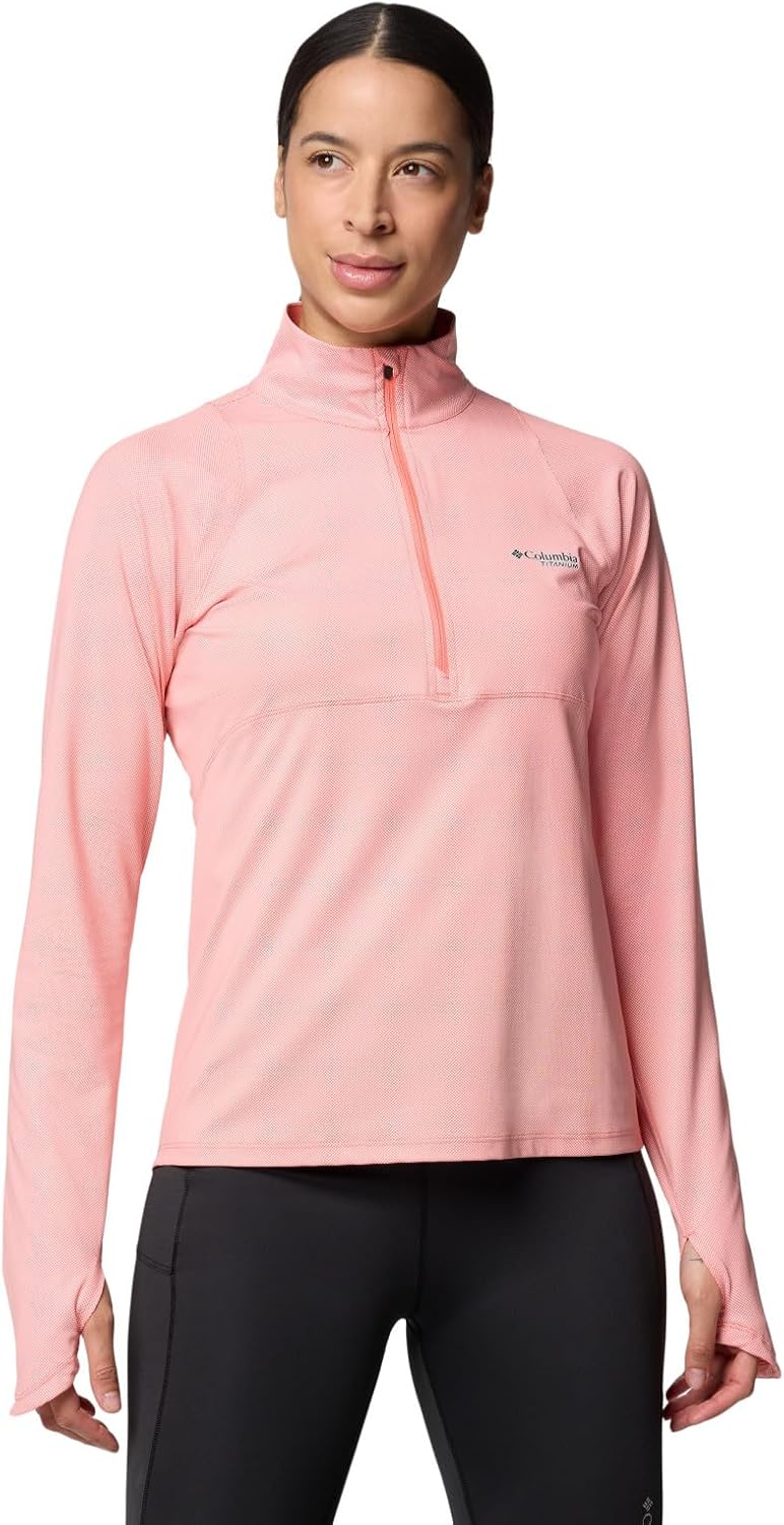 

Columbia Womens Summit Valley Long Sleeve Half Zip, Alpenglow