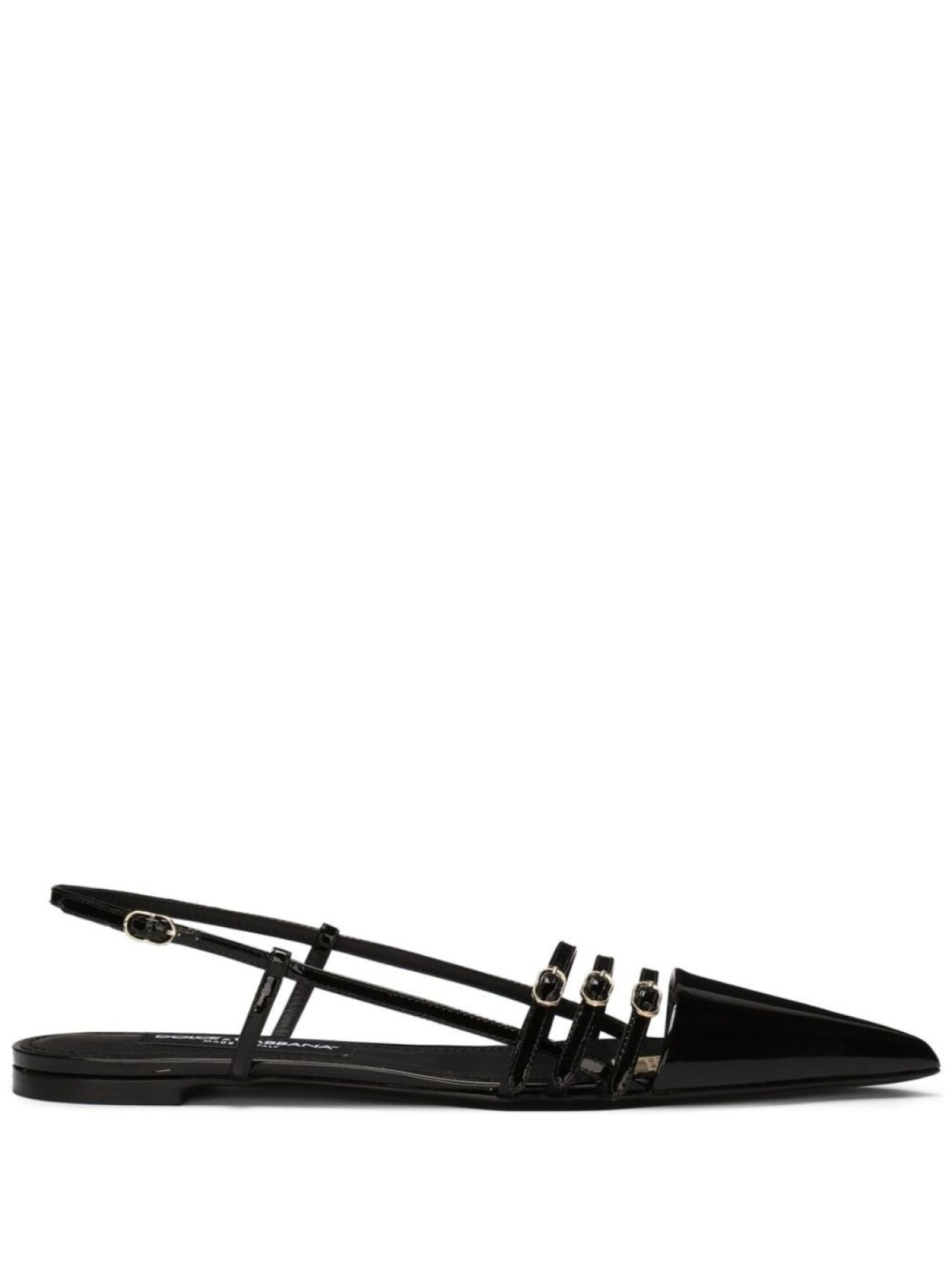 

Dolce & Gabbana лакированные балетки, черный