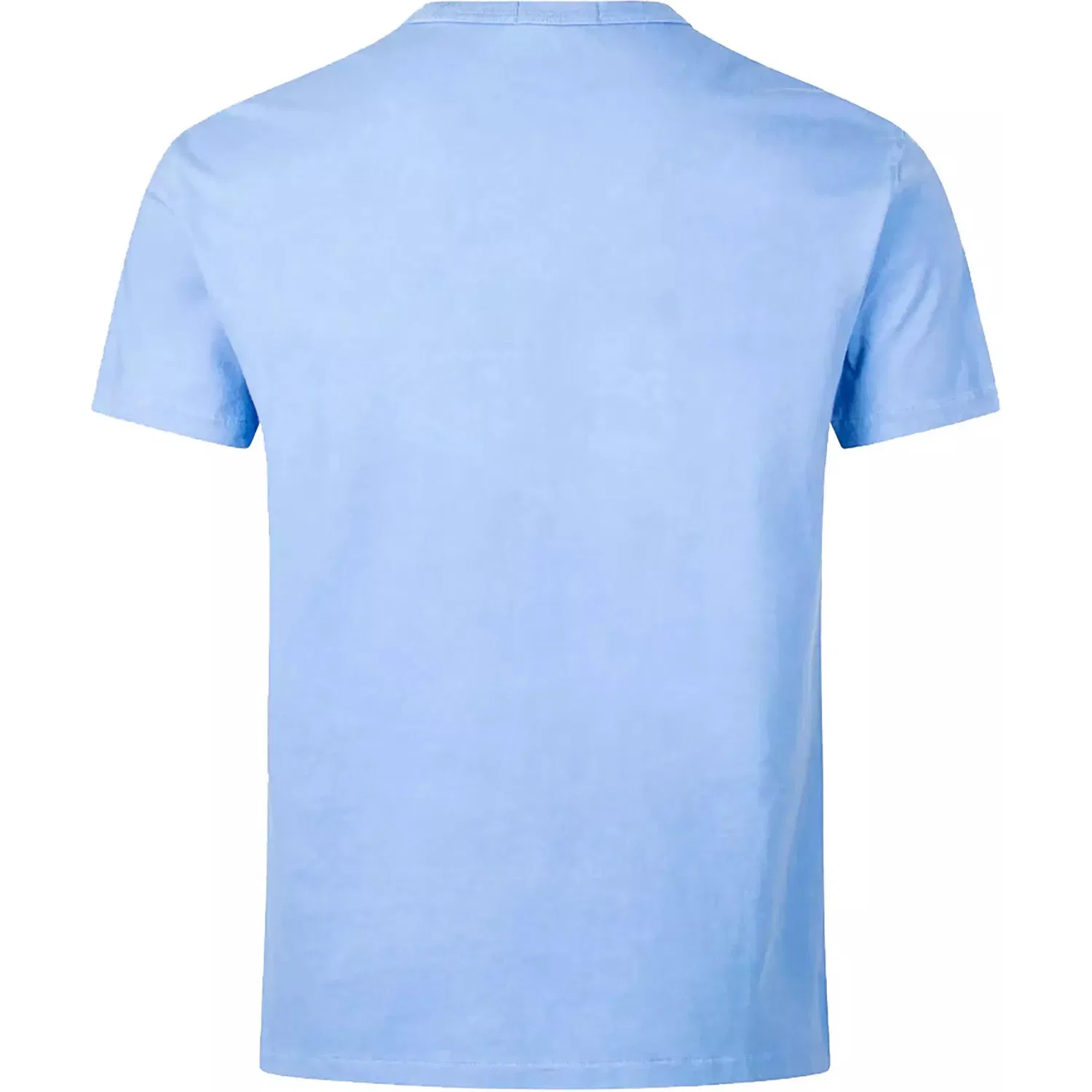 Футболка с вышивкой логотипа Polo Ralph Lauren Light Blue — фото 3
