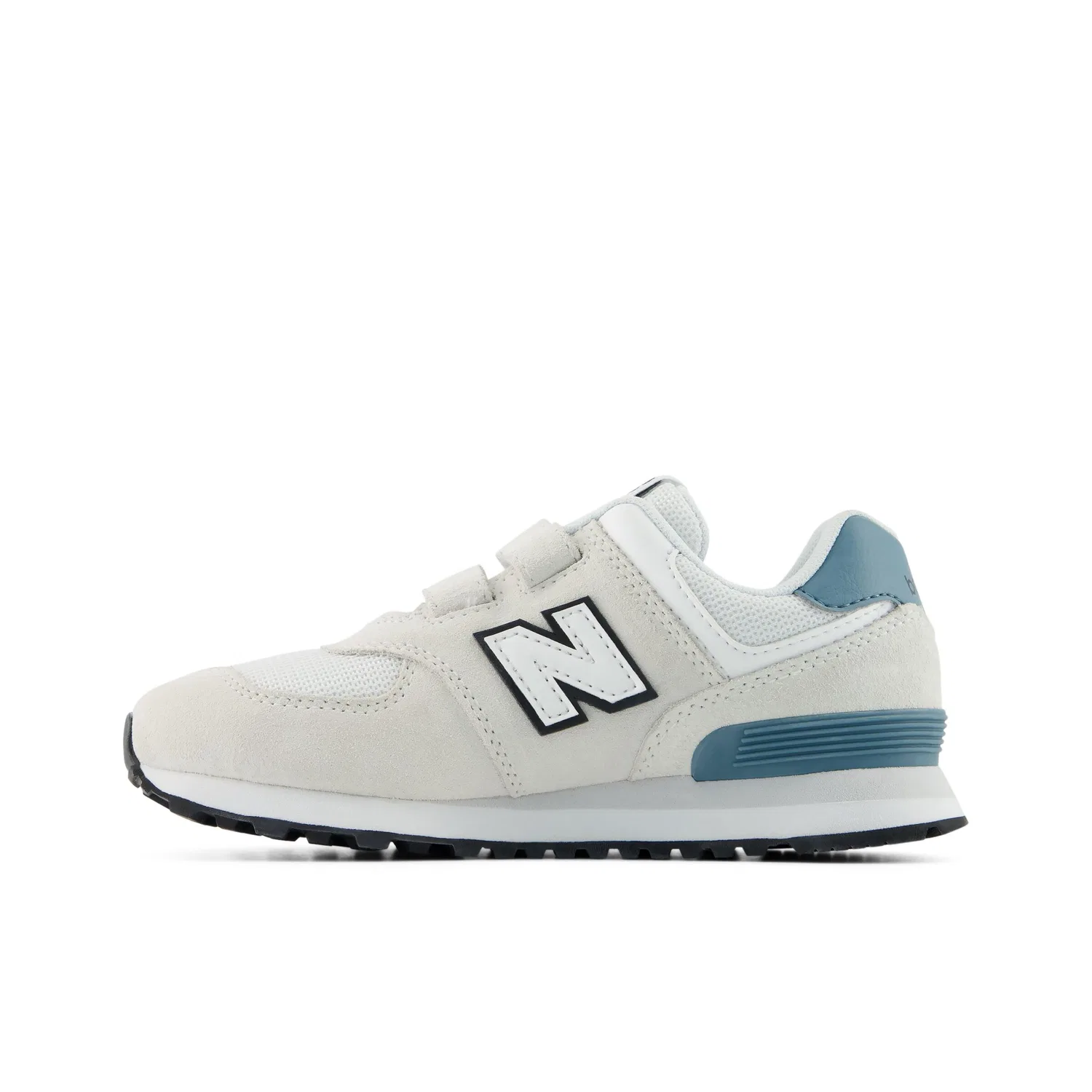 Кроссовки '574 Hook & Loop' New Balance, White/Off White — фото 3