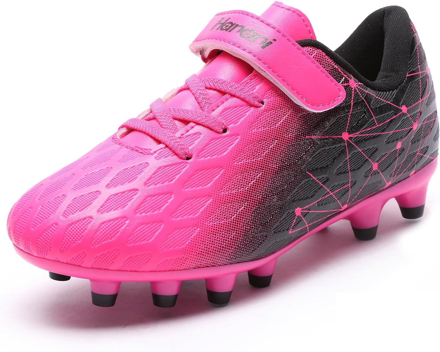 

Футбольные бутсы Hanani для мальчиков и девочек, детская и подростковая обувь для футбола, кроссовки для тренировок, беговые кроссовки, для игры в помещении и на улице, унисекс, черный