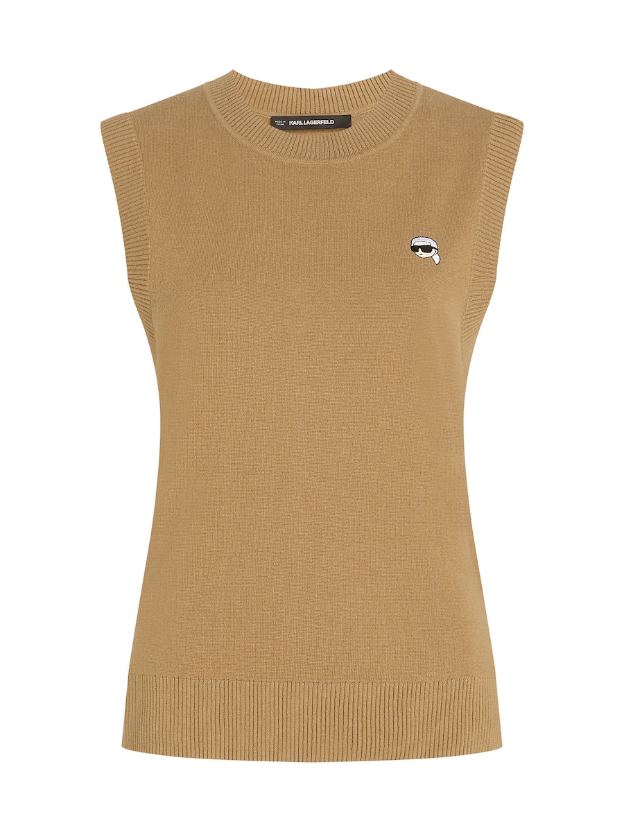 

Вязаный топ Karl Lagerfeld, светло-коричневый