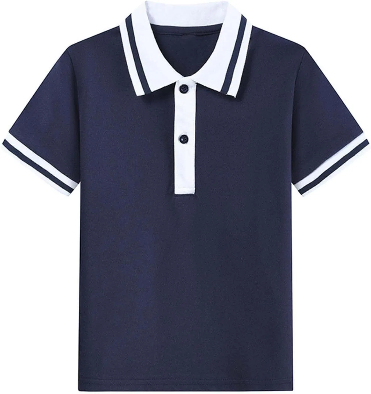 Поло для девочек, хлопок, Zzalalana, Navy