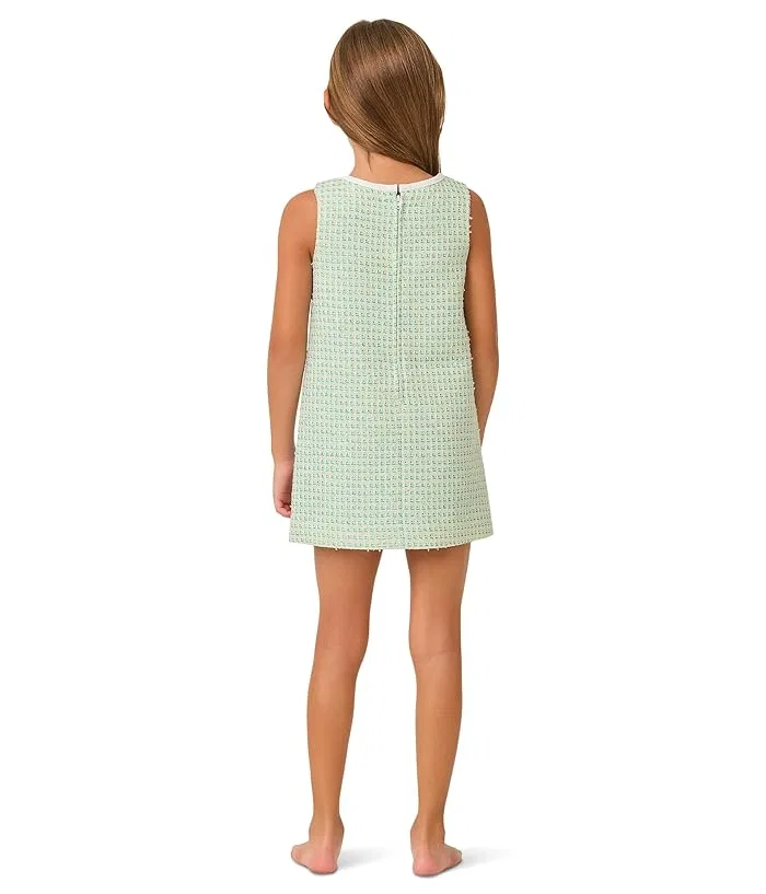 Платье A-line с бантами Mini Aria Shift Lilly Pulitzer Kids, Pistachio Macaron Alina — фото 2