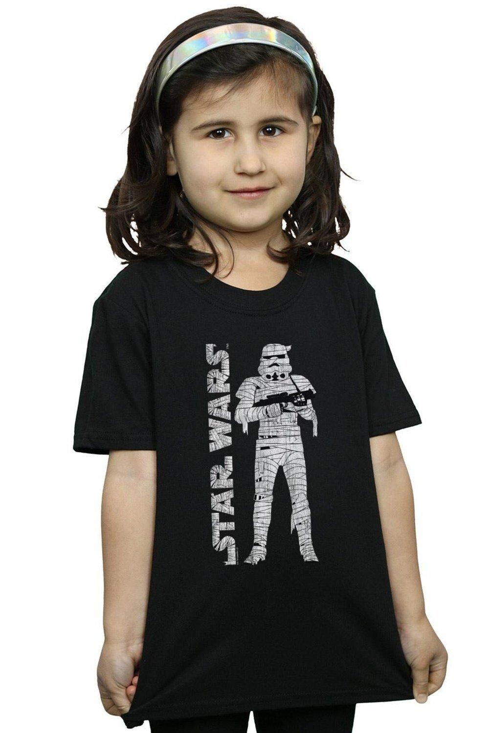 

Хлопковая футболка Stormtrooper Mummy Star Wars, черный