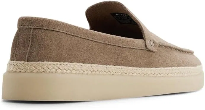 Лоферы кожаные ALDO, тауп — фото 3