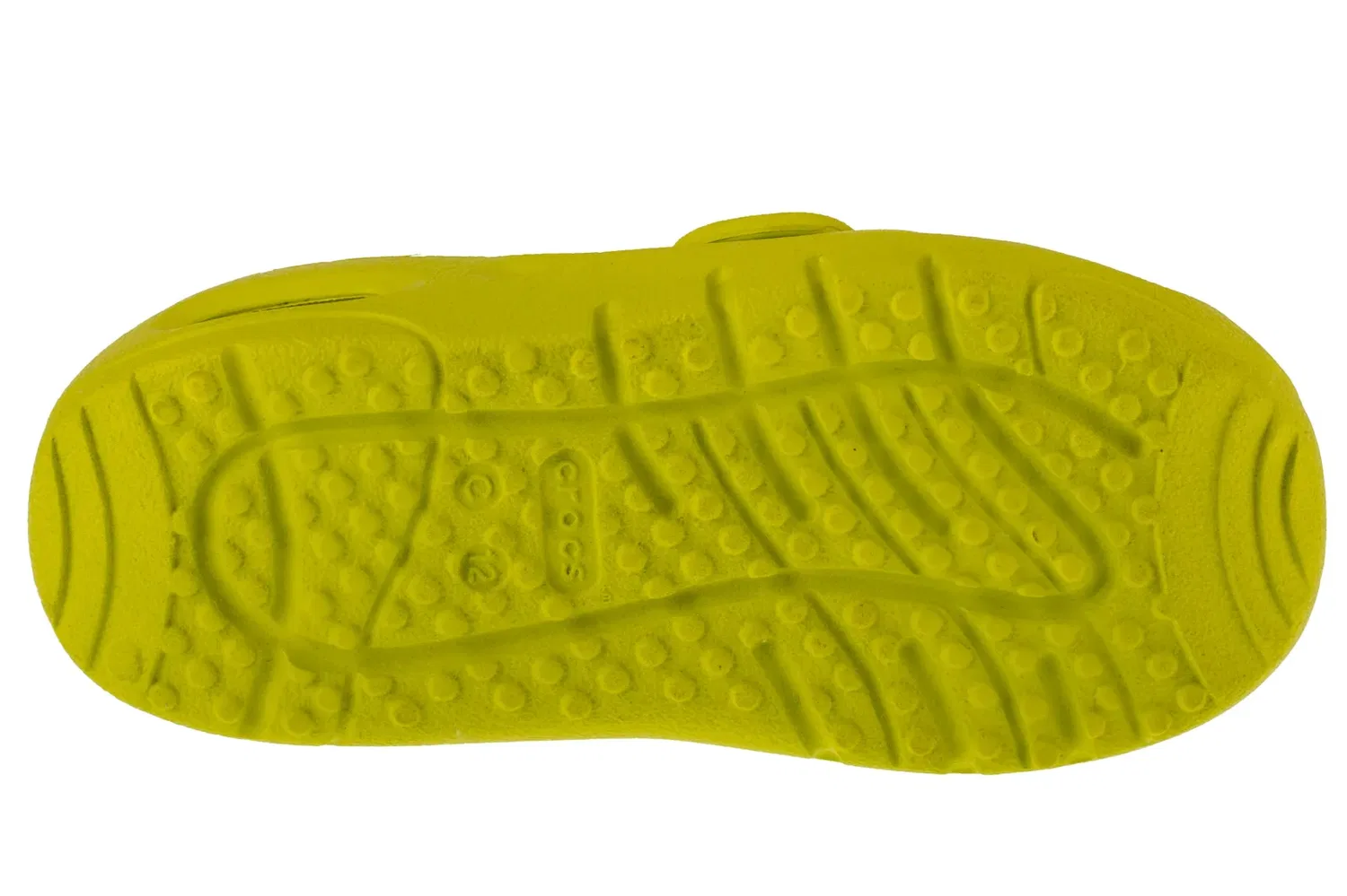 Тапочки для бассейна желтые Crocs — фото 4