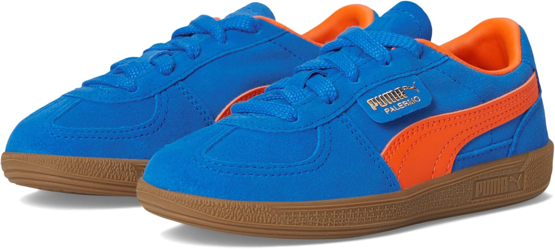

Кроссовки PUMA Kids Palermo, Hyperlink Blue/Flame Flicker/Gum