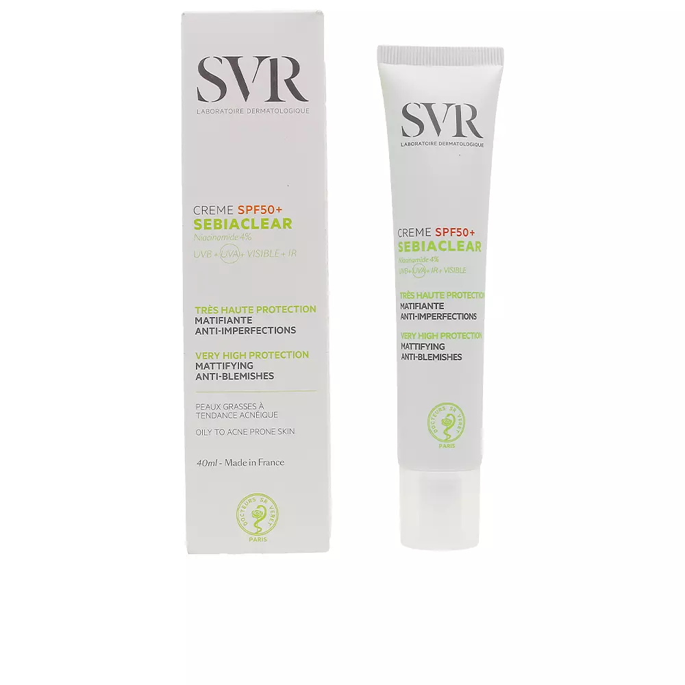 

Солнцезащитный крем Sebiaclear Crème Spf50 Svr Laboratoire Dermatologique, 40 мл