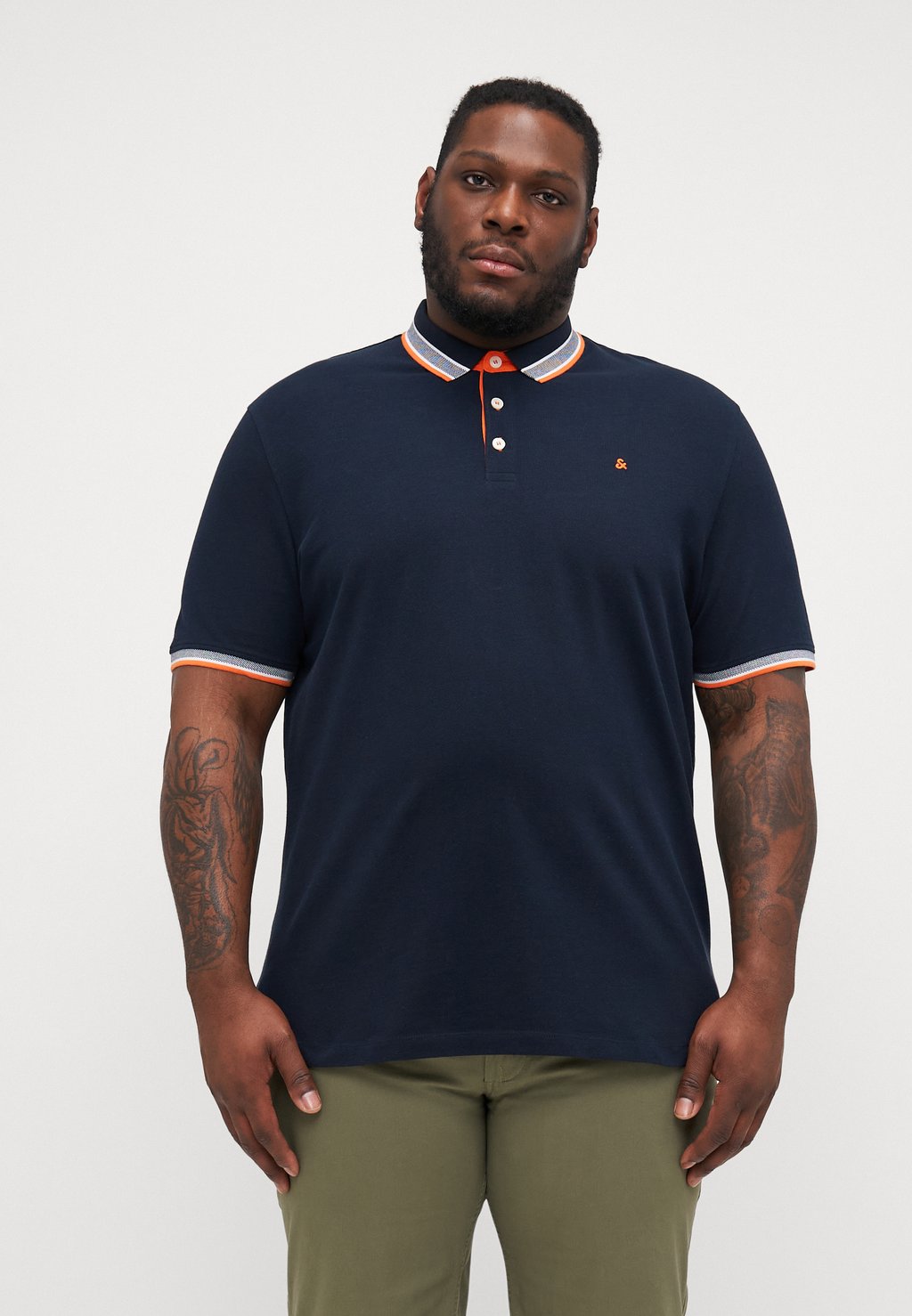 

Рубашка поло JJEPAULOS Jack & Jones, черный