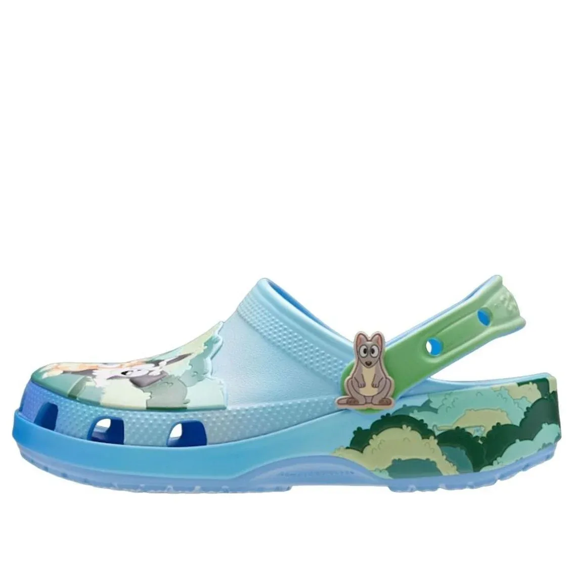 Сабо (TD) Crocs x Bluey Classic Clog 'Blue'