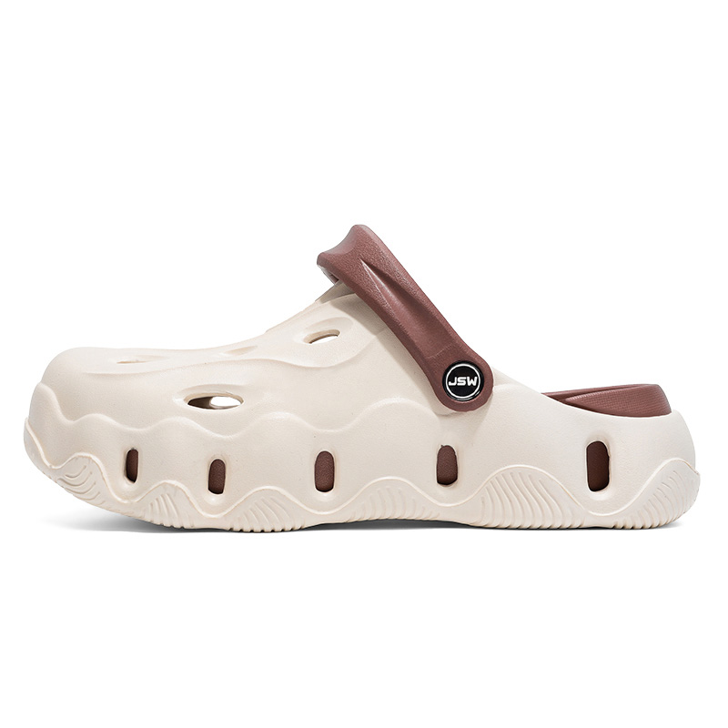 

JEANSWEST Клоги мужские бежево-коричневые, цвет Beige Brown