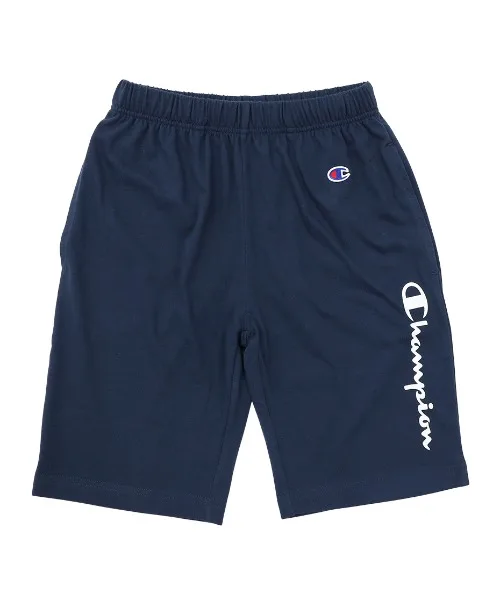 Детские шорты спортивные Champion с логотипом синие