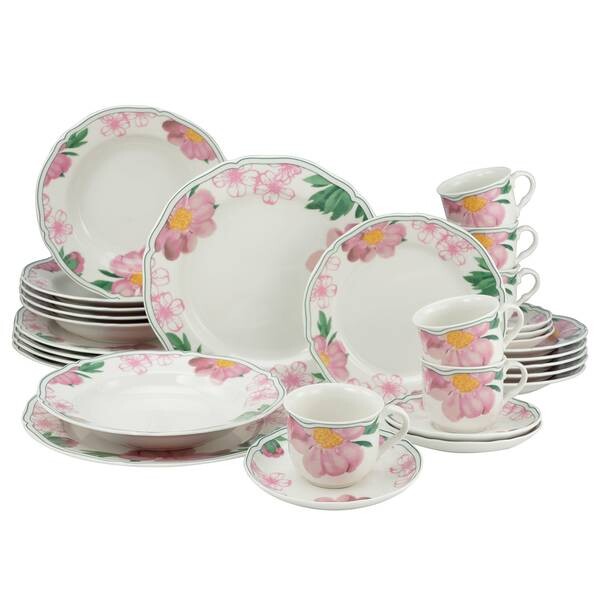 

Комбинированный сервиз альба роза (30 шт.) Creatable, мультколор