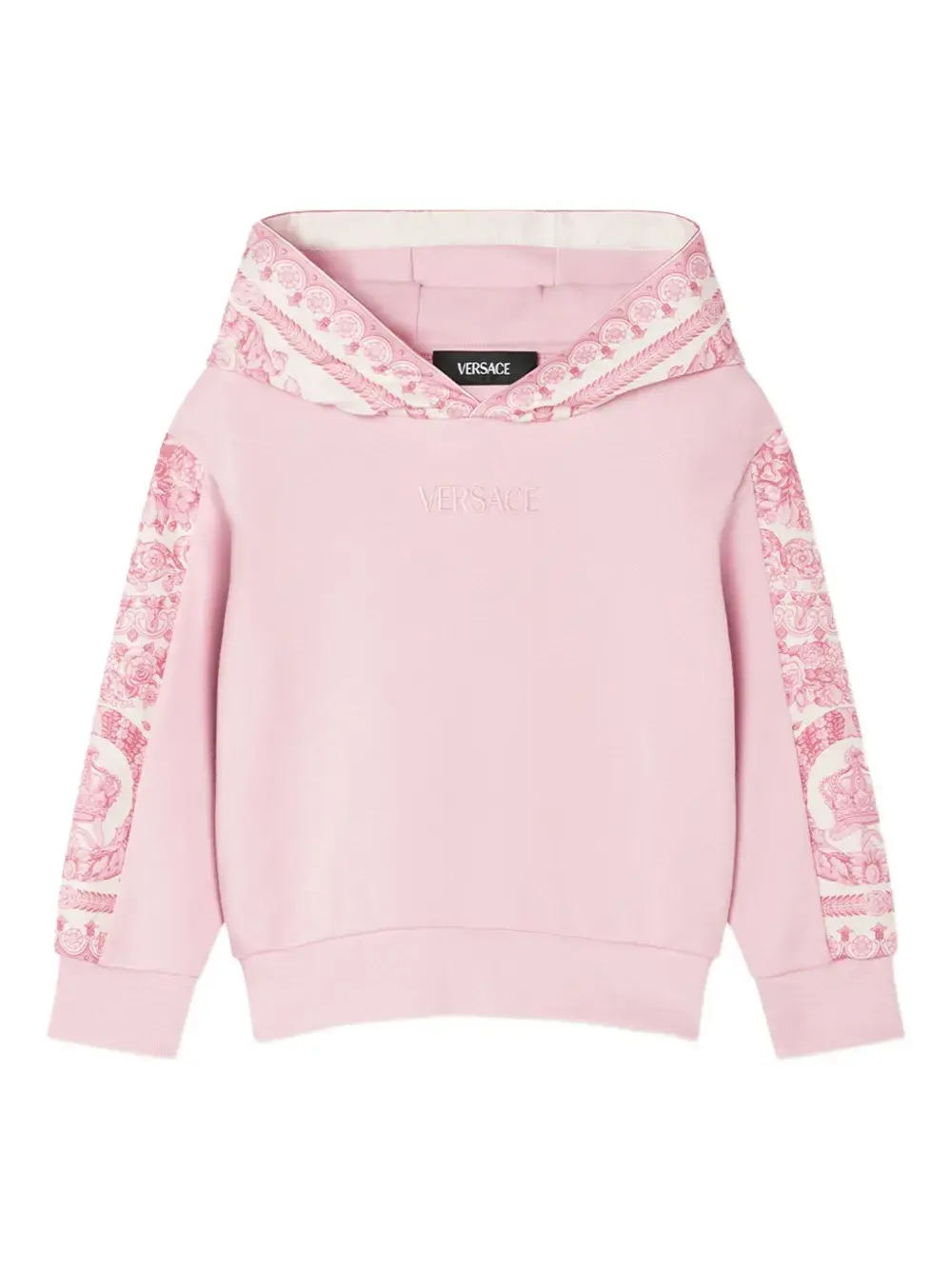 

Худи с декором Barocco Versace Kids, розовый