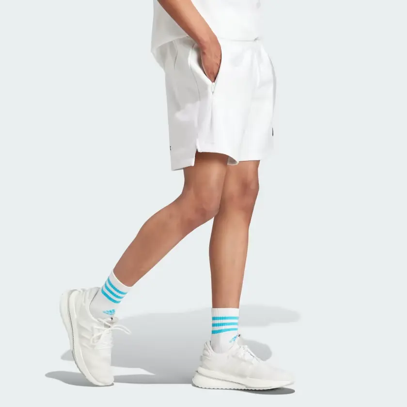 ZNE Повседневные шорты мужские белые Adidas, белый — фото 4