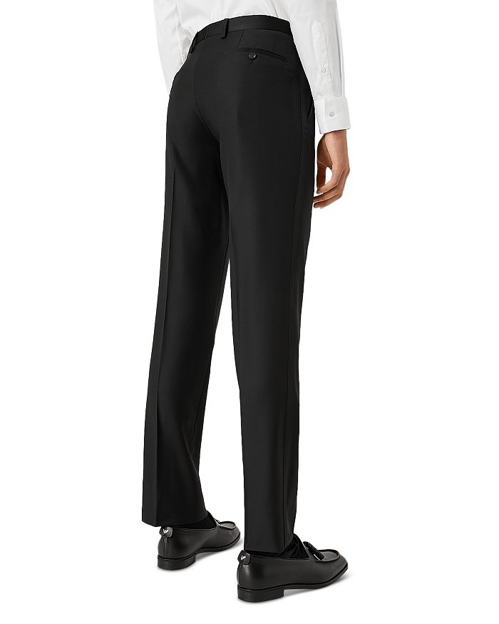 Элегантные классические брюки Essential David Line Slim Fit Tuxedo Pants Emporio Armani, черный — фото 3