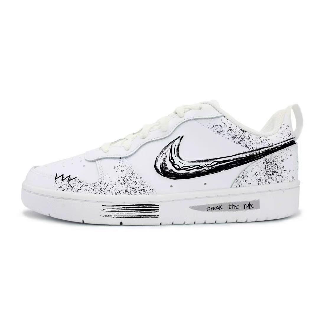 

Детские скейтерские кроссовки Court Borough для младших школьников Nike, черный