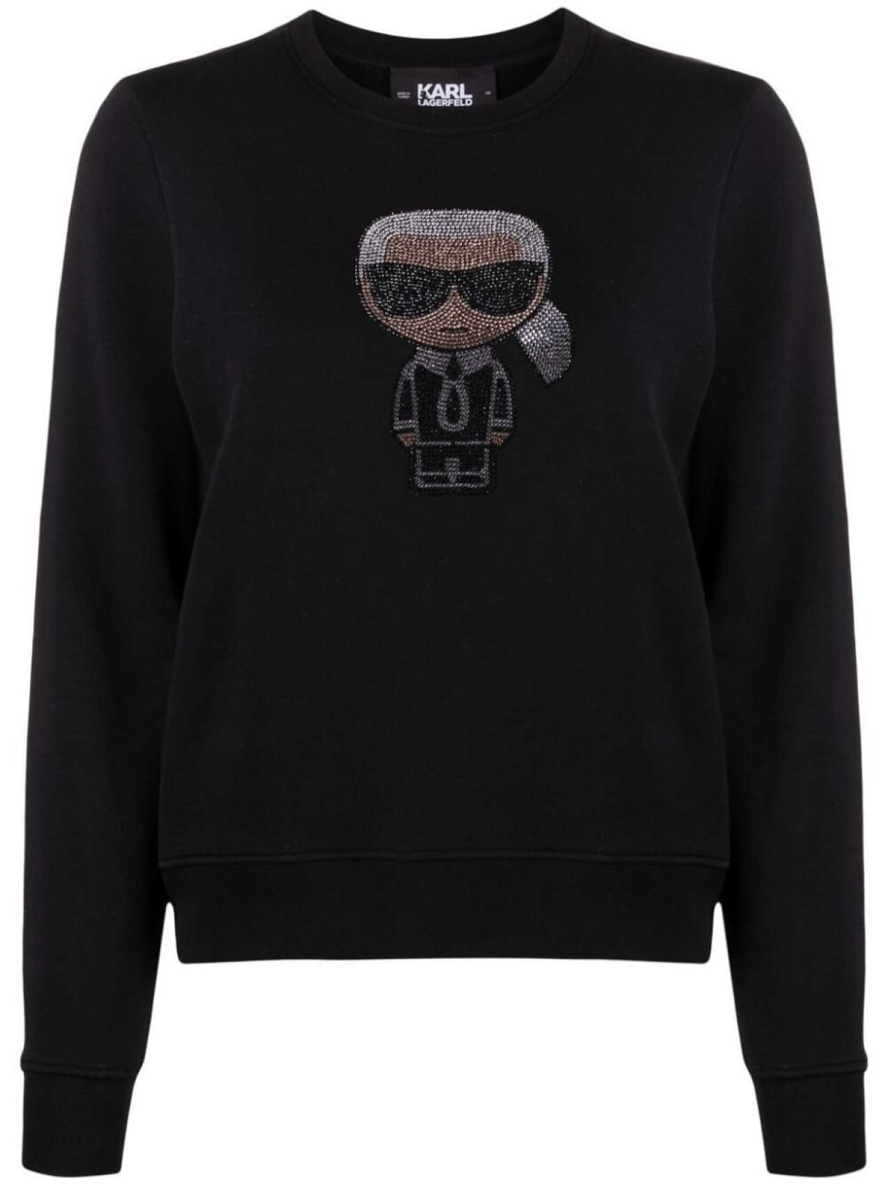 

Karl Lagerfeld толстовка K/Ikonik с блестками, черный